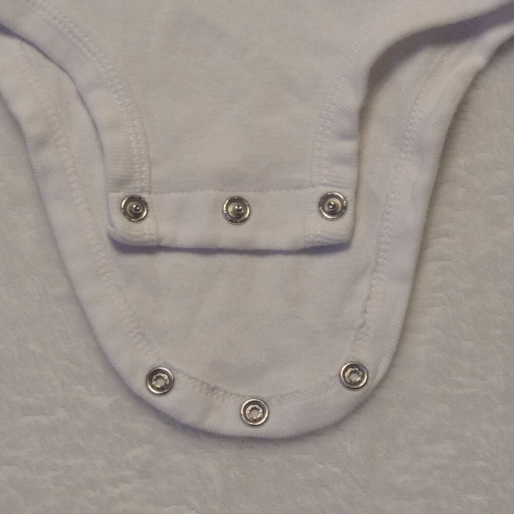 Carters Baby One Piece Perfect In Every Way Cat Design 6M White - Picture 9 of 11